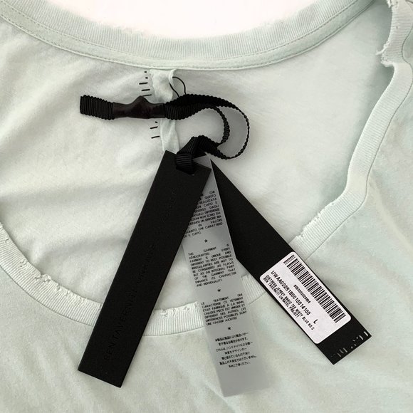 UNRAVEL PROJECT Distress Jersey T-shirt NWT $355 Ben Tavernitti - Picture 5 of 6
